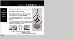 Desktop Screenshot of gothic-furniture.co.uk