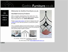 Tablet Screenshot of gothic-furniture.co.uk